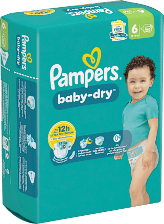 Baby Dry luiers maat 6 XL (13-18 kg), 22 stuks