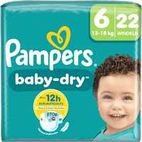 Baby Dry luiers maat 6 XL (13-18 kg), 22 stuks