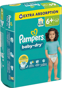 Baby Dry luiers maat 6+ XL (14-19 kg), 21 stuks