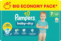 Luiers Baby Dry maat 7 XL (15+ kg), grote verpakking, 42 stuks