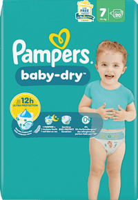 Windeln Baby Dry Gr. 7 XL (15+ kg), 20 St Pampers