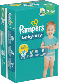 Windeln Baby Dry Gr. 7 XL (15+ kg), 20 St Pampers