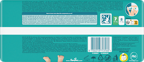 Windeln Baby Dry Gr. 7 XL (15+ kg), 20 St Pampers