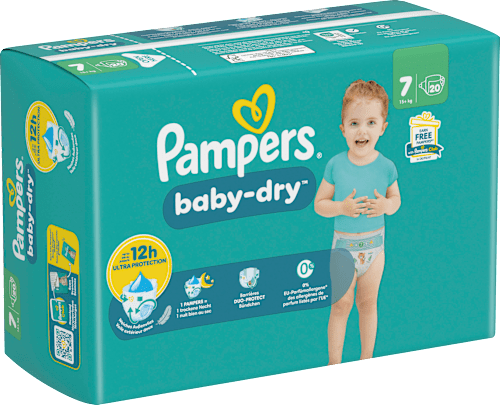 Windeln Baby Dry Gr. 7 XL (15+ kg), 20 St Pampers