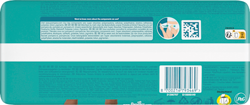 Luiers Baby Dry Maat 8 Extra Groot (17+ kg), Grote Verpakking, 38 stuks