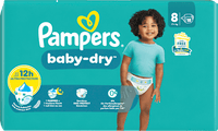 Windeln Baby Dry Gr.8 XL (17+ kg), 18 St Pampers