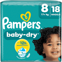 Windeln Baby Dry Gr.8 XL (17+ kg), 18 St Pampers