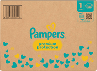 Windeln Premium Protection Gr. 1 Newborn (2-5 kg) Monatsbox, 180 St
