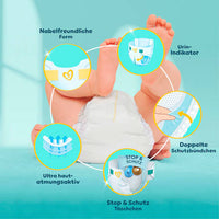 Windeln Premium Protection Gr.1 Newborn (2-5 kg), 24 St Pampers