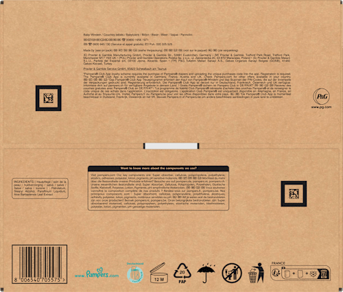 Premium Protection Luiers Maat 3 Midi (6-10 kg), Maandelijkse Doos, 204 stuks