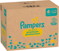 Premium Protection Luiers Maat 4 Maxi (9-14 kg), Maandelijkse Doos, 174 stuks
