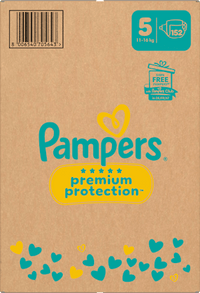 Premium Protection Luiers Maat 5 Junior (11-16 kg) Maandelijkse Doos, 152 stuks