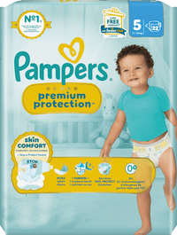 Windeln Premium Protection Gr.5 Junior (11-16 kg), 22 St Pampers