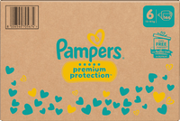 Premium Protection Luiers Maat 6 Extra Groot (13+ kg), Maandelijkse Doos, 144 stuks
