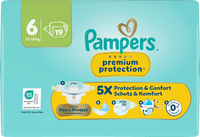 Windeln Premium Protection Gr. 6 XL (13-18 kg), 19 St