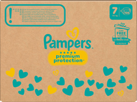 Premium Protection Luiers Maat 7 Extra Groot (15+ kg), Maandelijkse Doos, 128 stuks