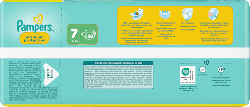 Premium Protection Luiers Maat 7 XL (15+ kg) Grote verpakking, 38 stuks