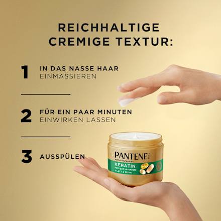 Haarmasker Keratine Beschermend, Glad &amp; Zijdezacht, 300 ml