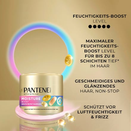 Haarmasker Moisture Boost Keratin Protect, 300 ml