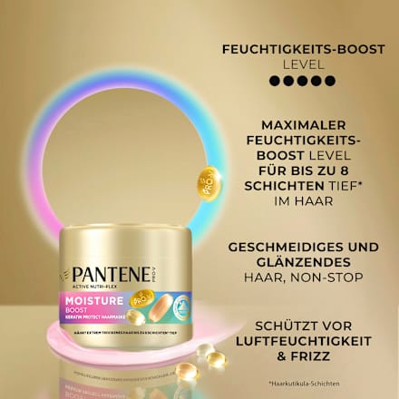 Haarmasker Moisture Boost Keratin Protect, 300 ml