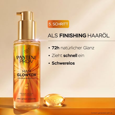 Haaröl Glowtox, 100 ml