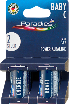 Batterijen Baby C Power Alkaline, 2 stuks