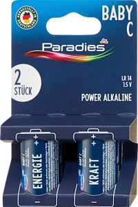 Batterijen Baby C Power Alkaline, 2 stuks