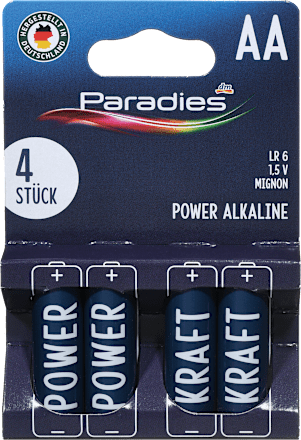 Batterijen Mignon AA, 4 stuks