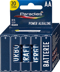 Batterijen Power Mignon AA, 20 stuks