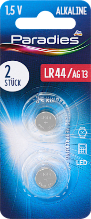 Knopfzelle LR 44, 2 St