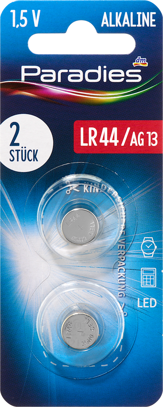Pile bouton Paradies LR 44, 2 pcs