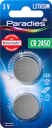 Lithium Knopfzelle CR 2450, 1 St