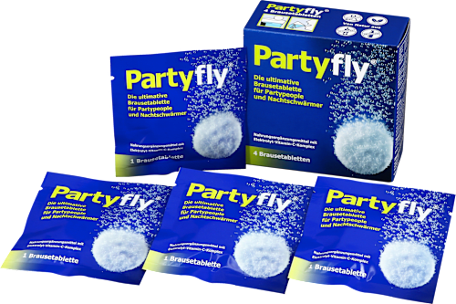Elektrolyt-Vitamin C-Komplex Brausetabletten 4 St, 26 g Partyfly