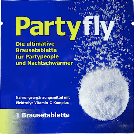 Elektrolyt-Vitamin C-Komplex Brausetabletten 4 St, 26 g Partyfly