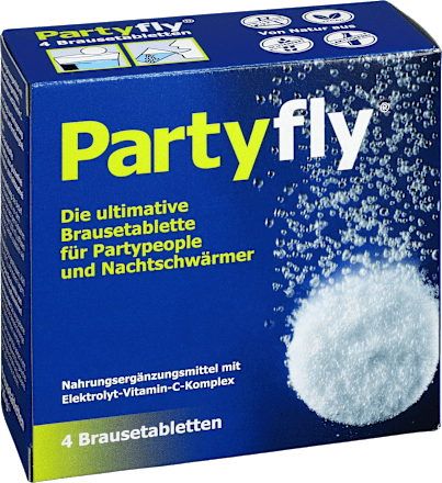Elektrolyt-Vitamin C-Komplex Brausetabletten 4 St, 26 g Partyfly