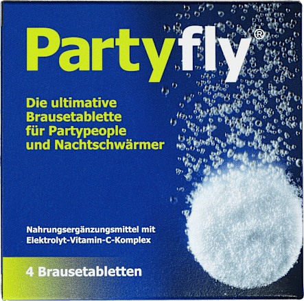 Elektrolyt-Vitamin C-Komplex Brausetabletten 4 St, 26 g Partyfly