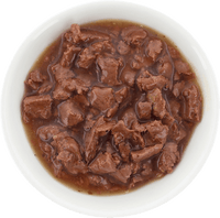 Nat kattenvoer met kip, eend, rundvlees en zalm in saus, multipack (4 x 85 g), 340 g