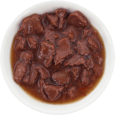 Nat kattenvoer met kip, eend, rundvlees en zalm in saus, multipack (4 x 85 g), 340 g