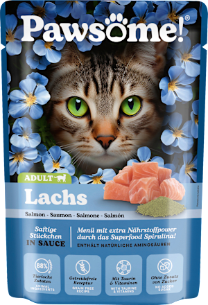 Nat kattenvoer met zalm, 85 g