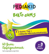 Bakto Gums Apfelgeschmack 60 St, 137 g