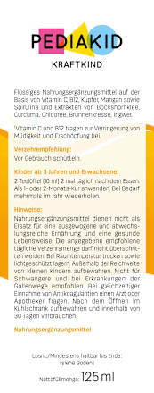 Kraftkind Vitamine C + B12, 125 ml