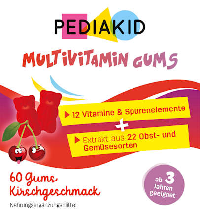 Multivitamine gums kersensmaak 60 stuks, 138 g