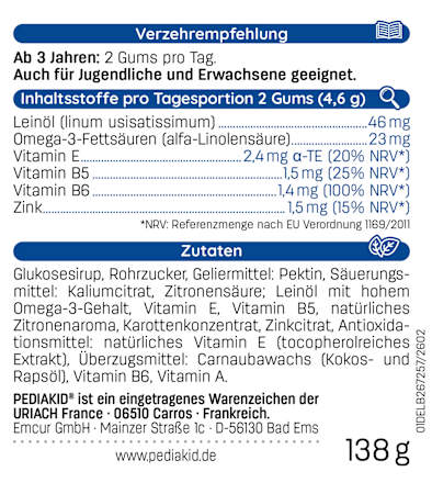 Omega 3 Gums 60 St, 138 g