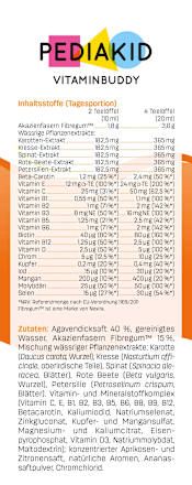 Vitaminbuddy 17 Vitamine & Spurenelemente, 125 ml