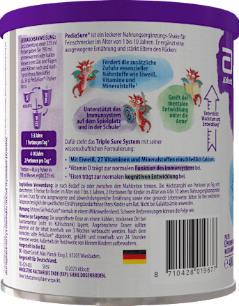Shake Kinder Dragon Power Vanille, 400 g