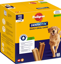 Hondenkauwsnack Dental Care DentaStix voor grote honden, multipack (6x7 stuks), 1,62 kg
