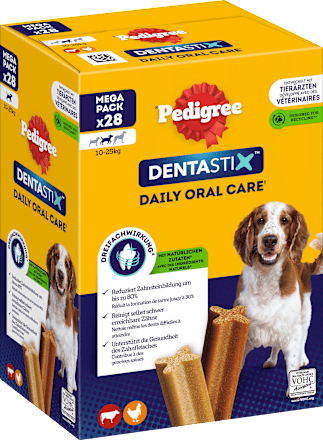 Hondenkauwsnack Dental Care DentaStix voor middelgrote honden, Multipack (28 stuks), 720 g