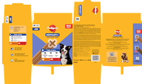 Kausnack Hund Zahnpflege DentaStix für mittelgroße Hunde, Multipack (8x7 Stück), 1,44 kg