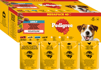 Nassfutter Hund gemischte Selektion in Gelee, Megapack (40x100 g), 4 kg