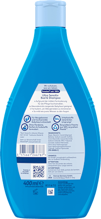 Baby Badezusatz Bad & Shampoo ultra sensitiv, 400 ml